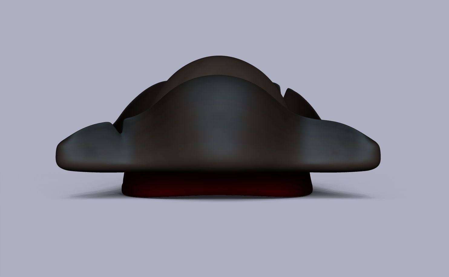 Pirate Hat and Bandana - Corsair Costume Low-poly 3D model_6