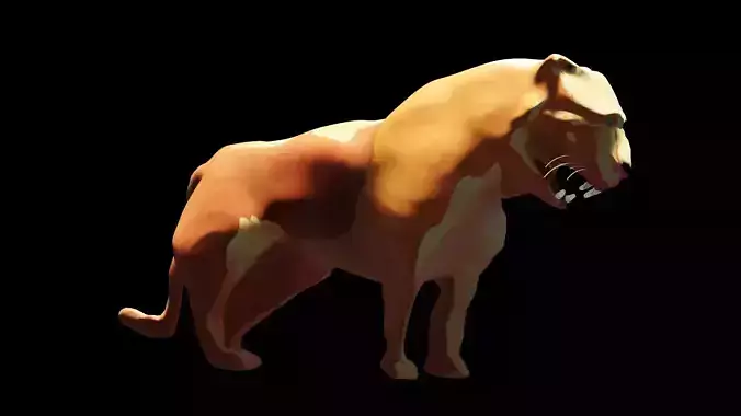 Lion stylized