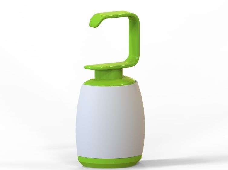 Liquid Hand Wash Dispenser  3D print model_10