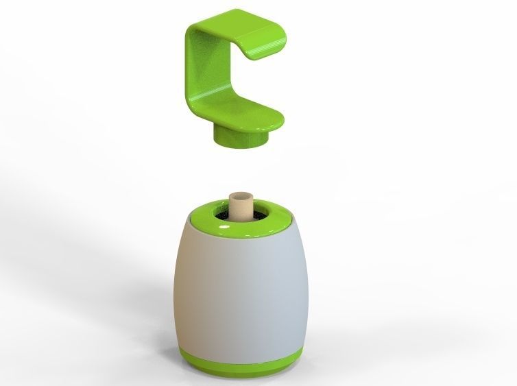 Liquid Hand Wash Dispenser  3D print model_14