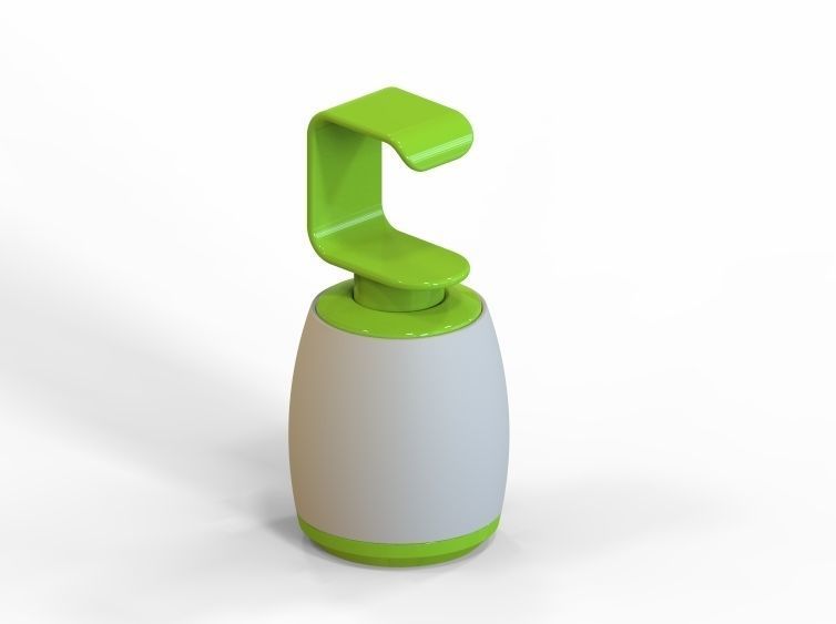 Liquid Hand Wash Dispenser  3D print model_7
