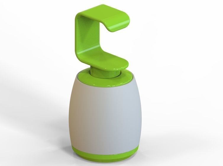 Liquid Hand Wash Dispenser  3D print model_2