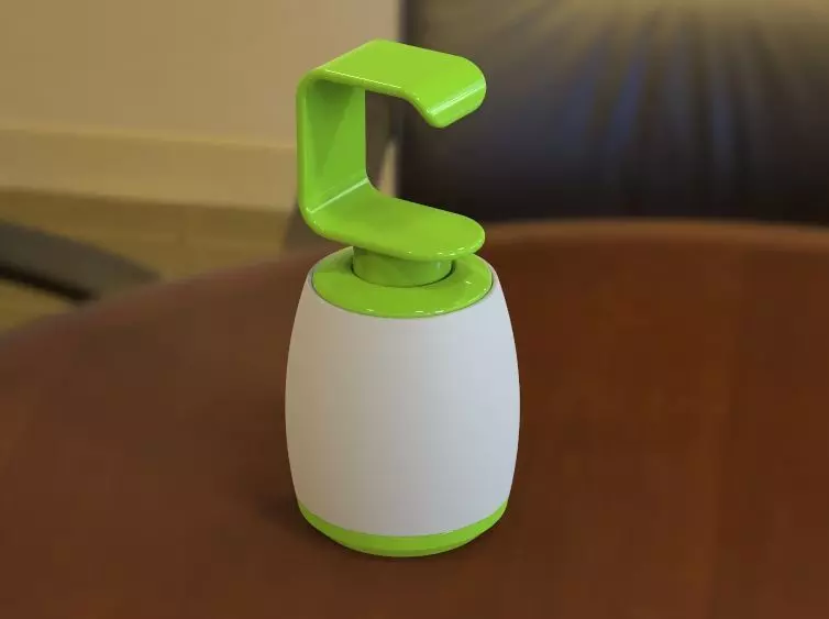 Liquid Hand Wash Dispenser  3D print model_0