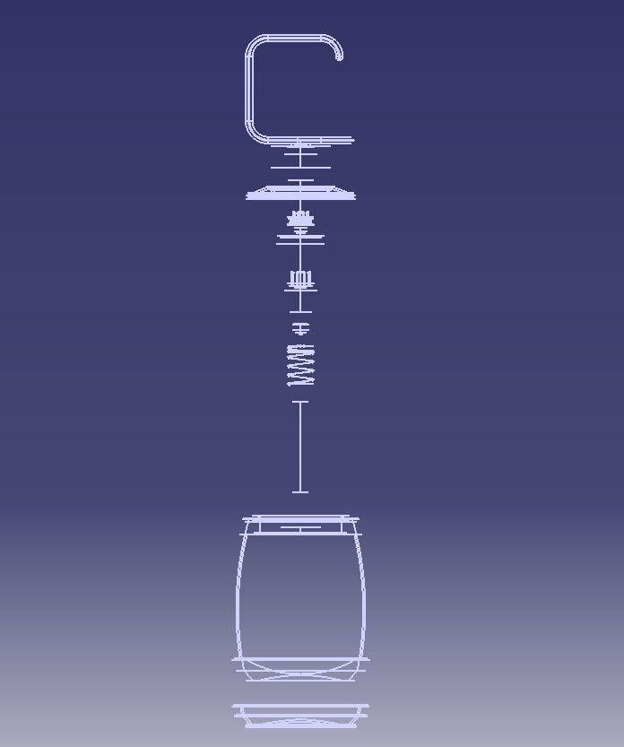 Liquid Hand Wash Dispenser  3D print model_21