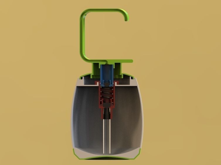 Liquid Hand Wash Dispenser  3D print model_4