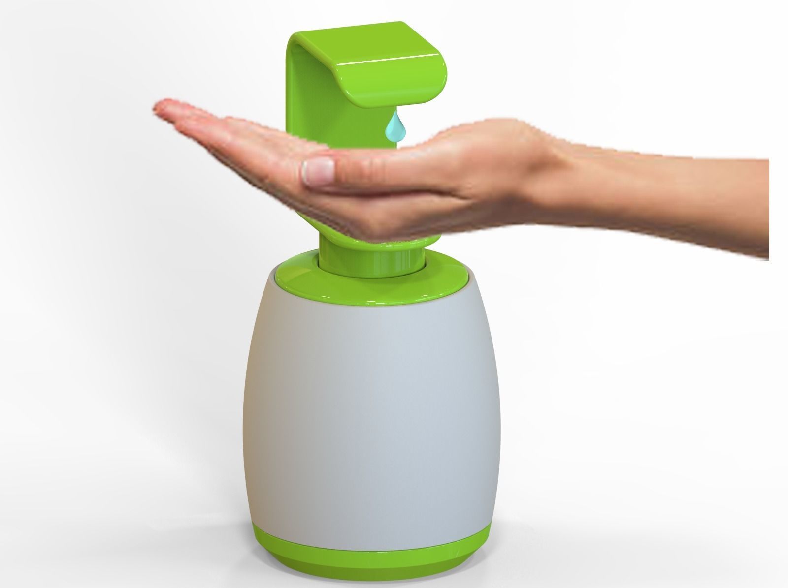 Liquid Hand Wash Dispenser  3D print model_1