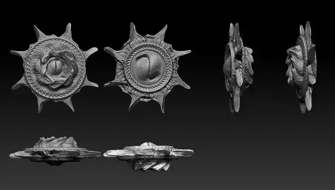 Amulet of Beholder 3D model