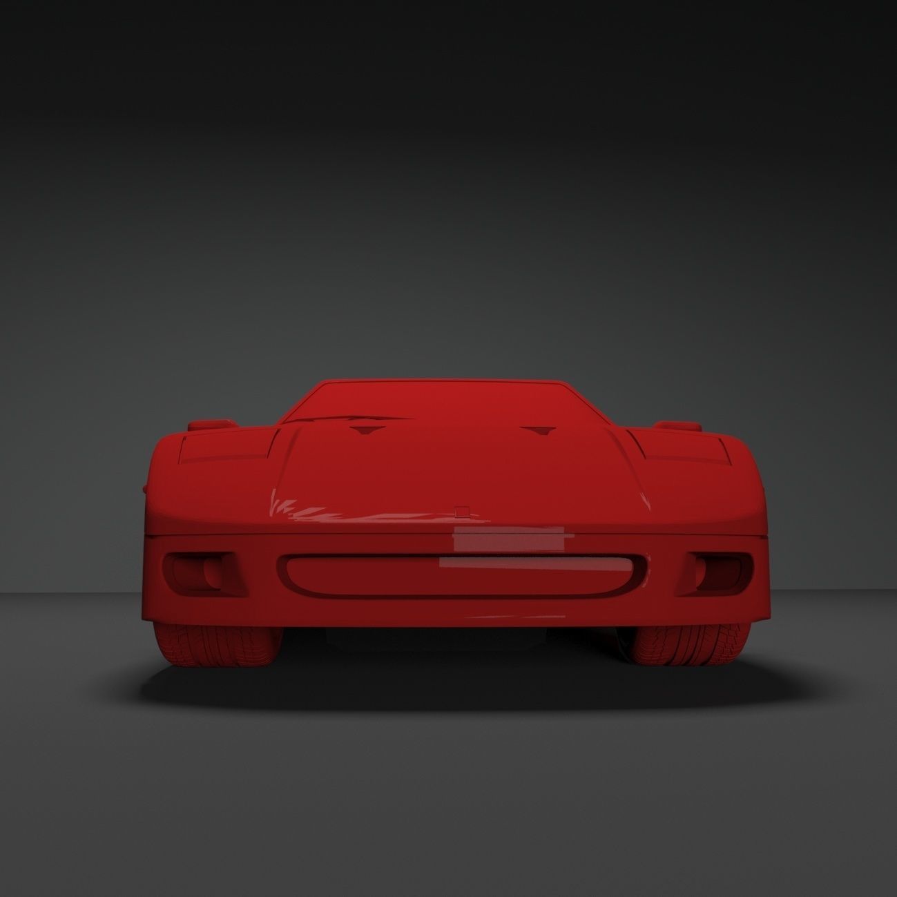 Ferrari F40 3D Model Ready For Print Free 3D print model_3