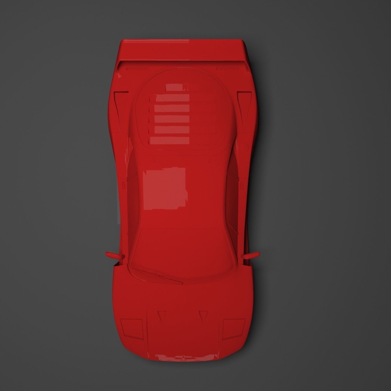 Ferrari F40 3D Model Ready For Print Free 3D print model_5