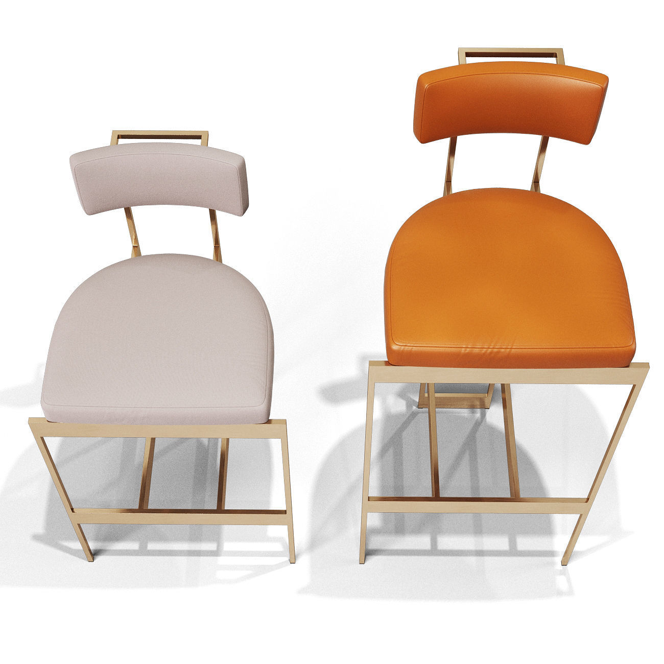 Alto bar chair 3D model_4