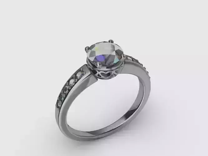 Solitaire Engagement Ring 1 carat