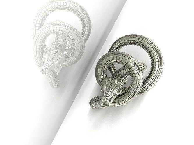 Ring 38 Snake 3D print model