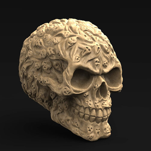 Fear Skull 3D model 3D print model