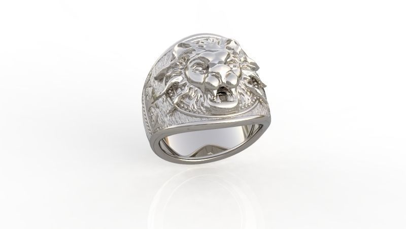 Anillo Leon 3D print model_2