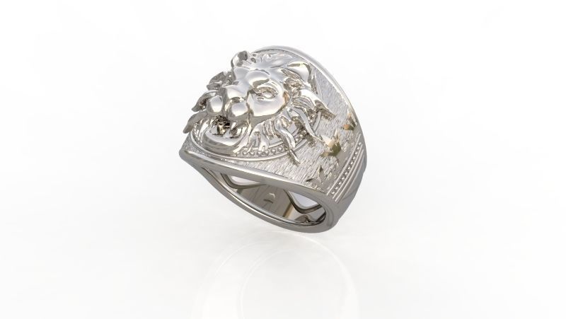 Anillo Leon 3D print model_5
