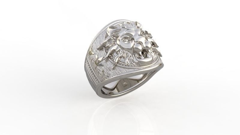 Anillo Leon 3D print model_1