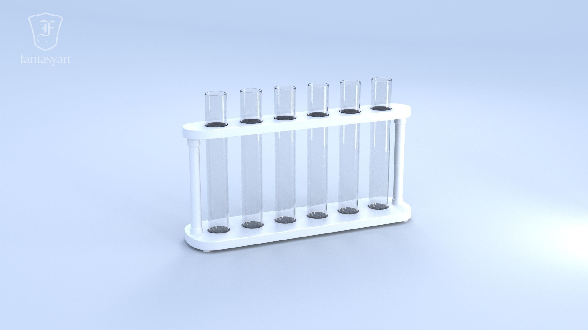 Chemical Laboratory Glassware Set 3D Model OBJ FBX ...