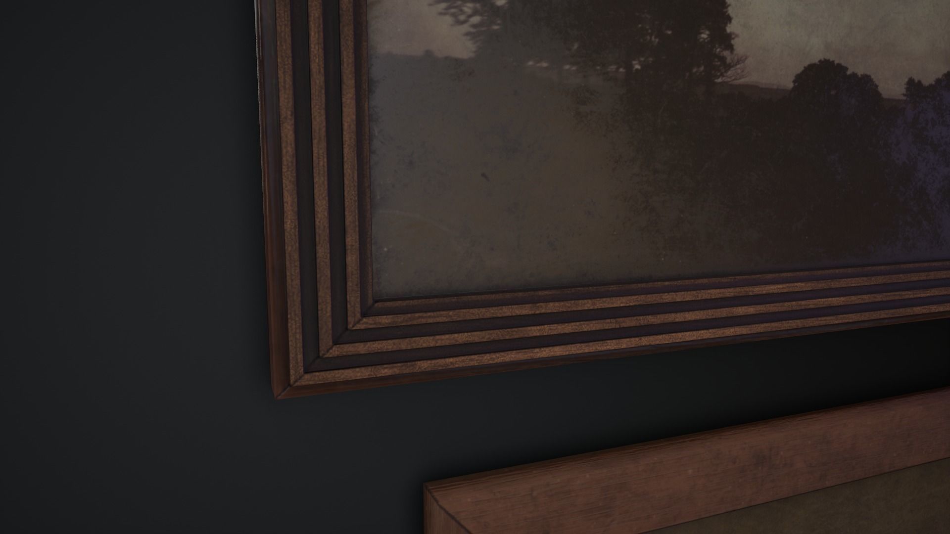 Picture Frame - PBR Model Low-poly 3D model_10