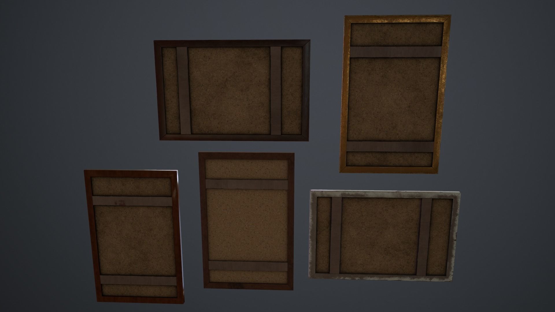 Picture Frame - PBR Model Low-poly 3D model_7