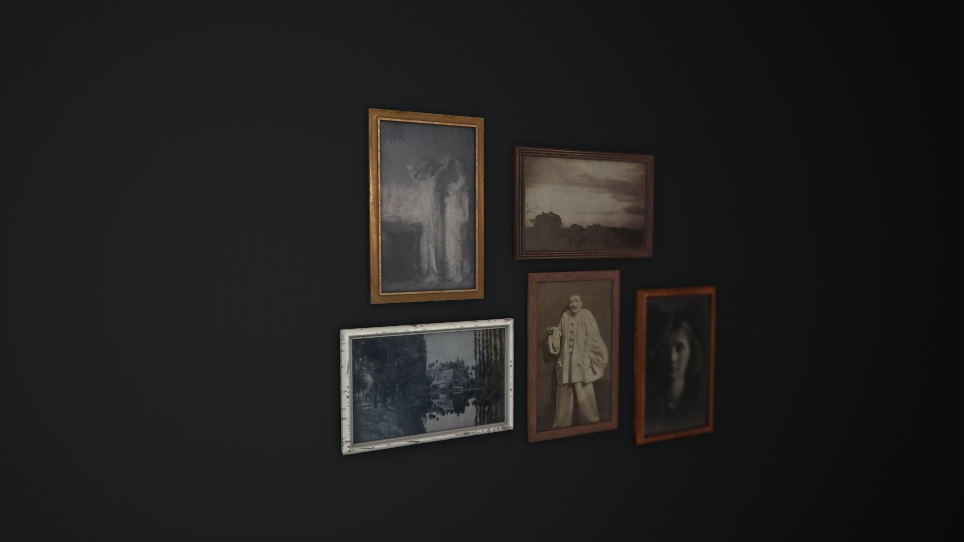 Picture Frame - PBR Model Low-poly 3D model_3