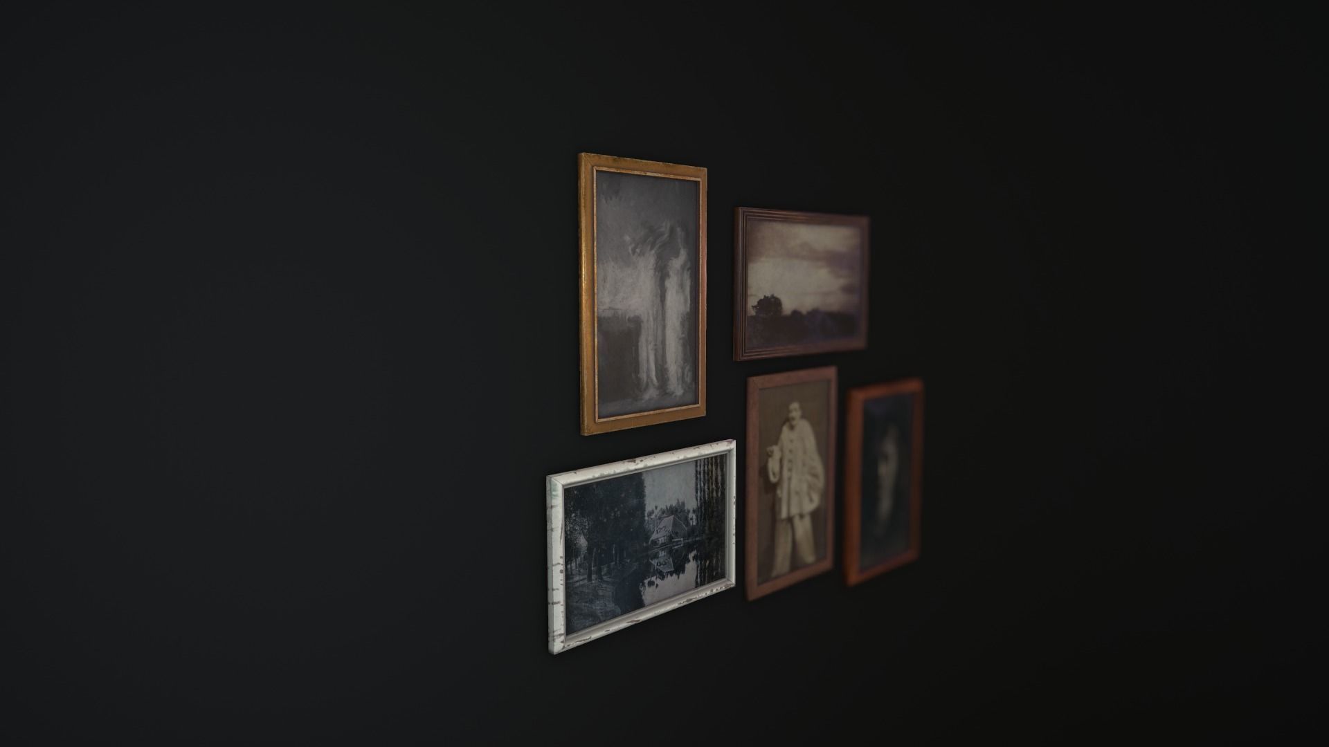 Picture Frame - PBR Model Low-poly 3D model_6