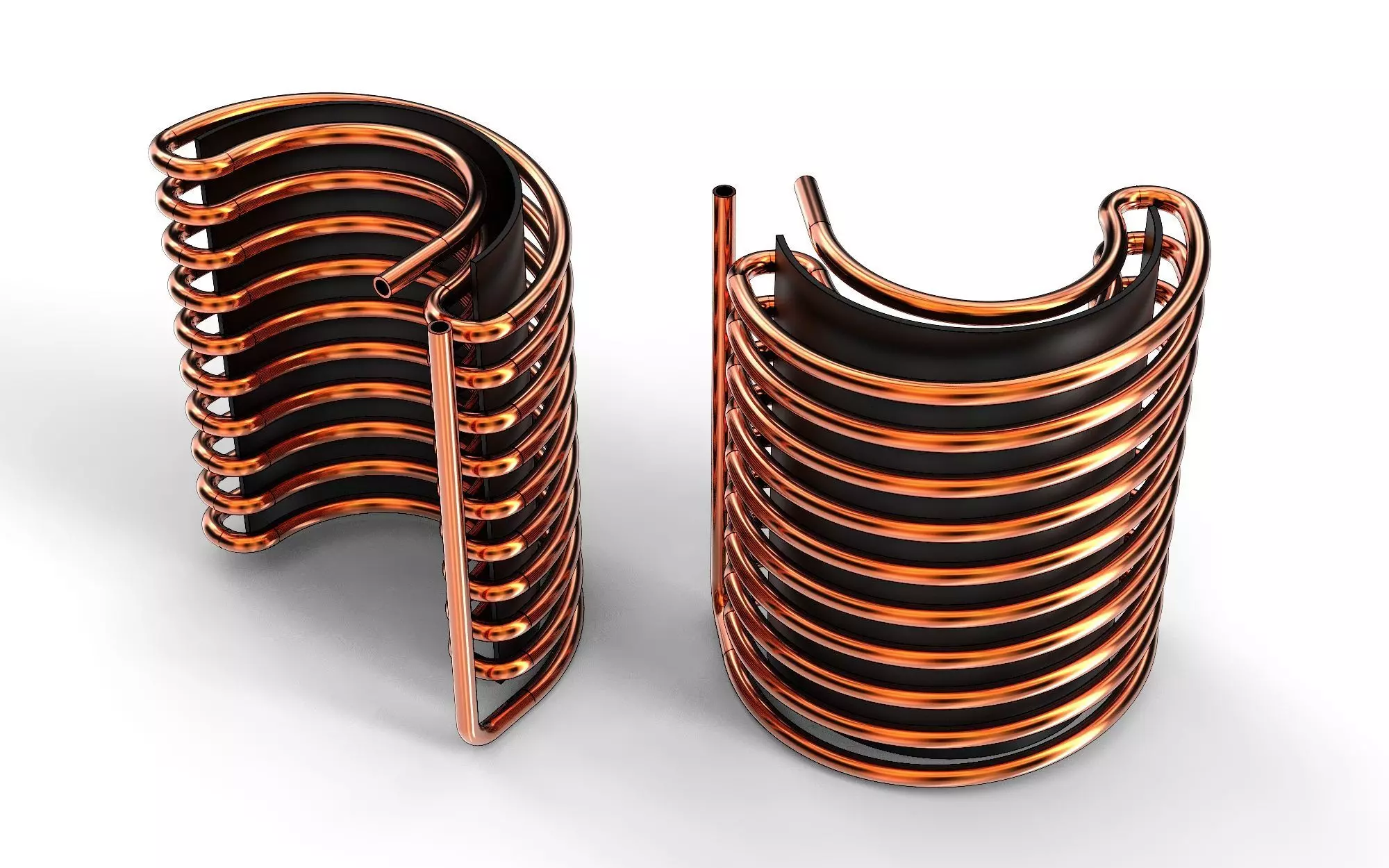Pipe coil 3D model