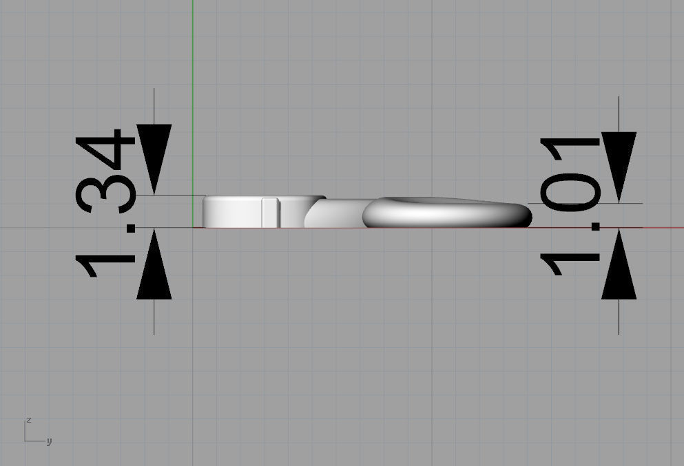 Pendant Mickey Mouse with sunglasses Set 5 pcs 3D print model_28