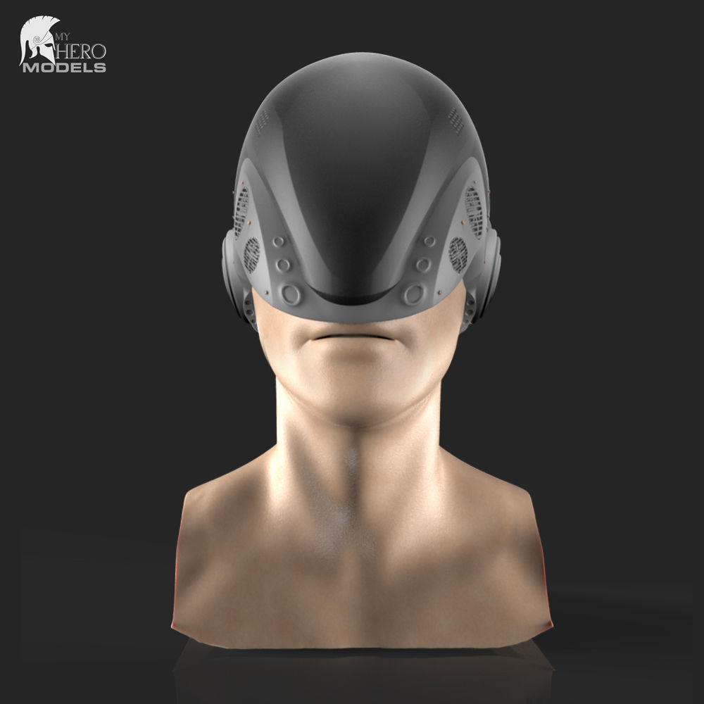 FREE SCIFI HELMET Free low-poly 3D model_1