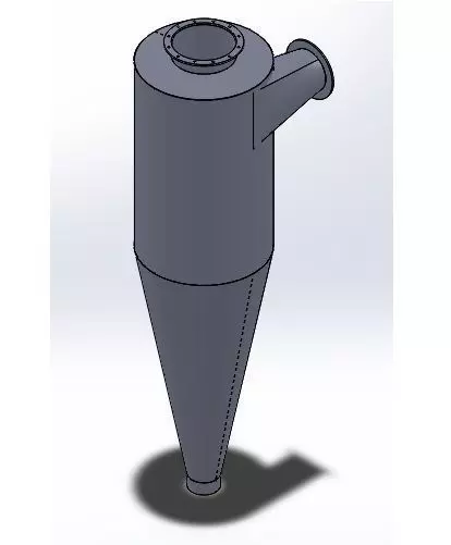 Ciclon dust collector Free 3D model