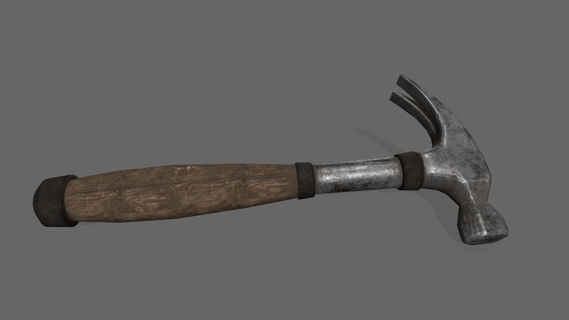 Hammer Low-poly 3D model_8