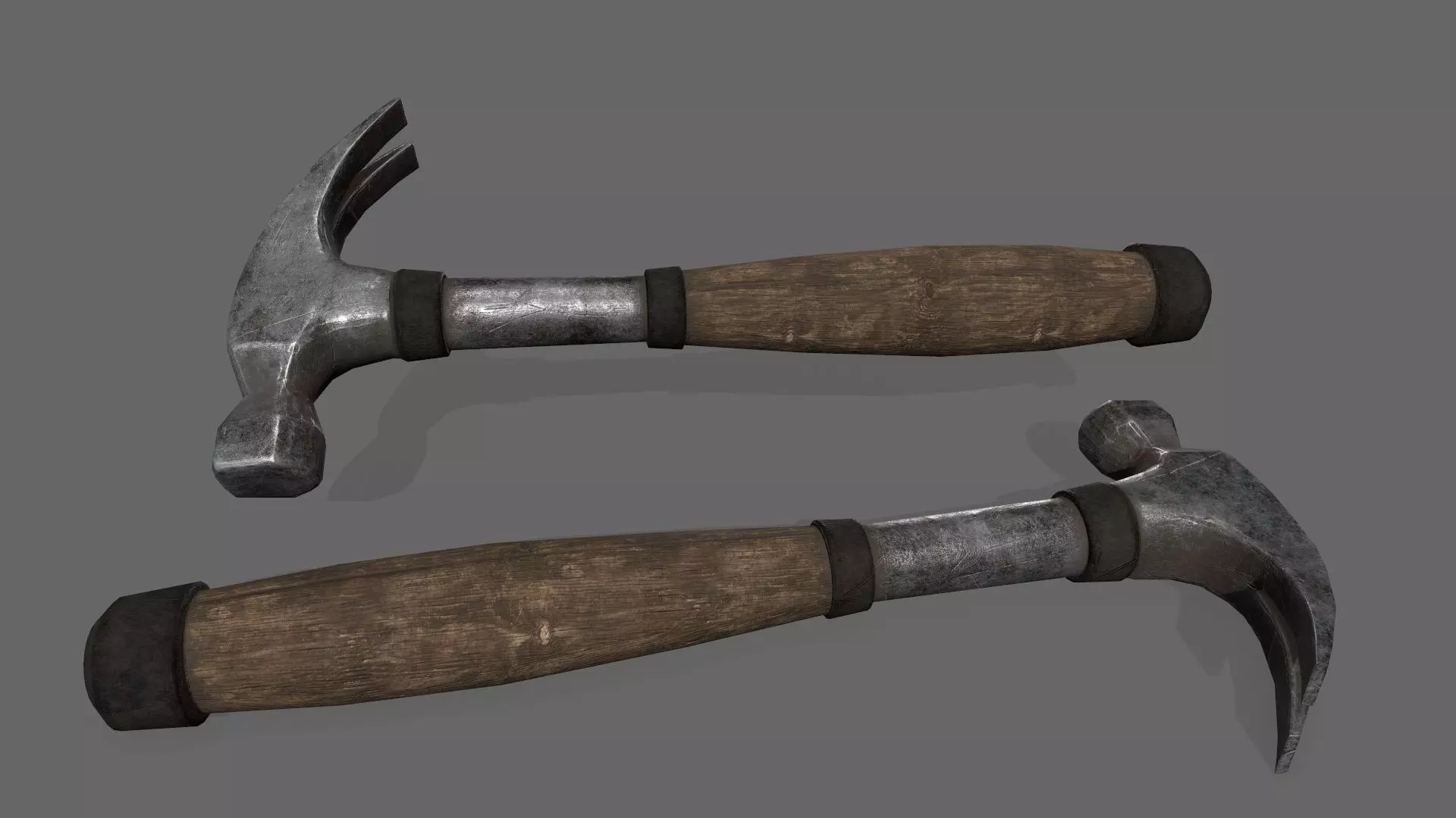 Hammer Low-poly 3D model_0