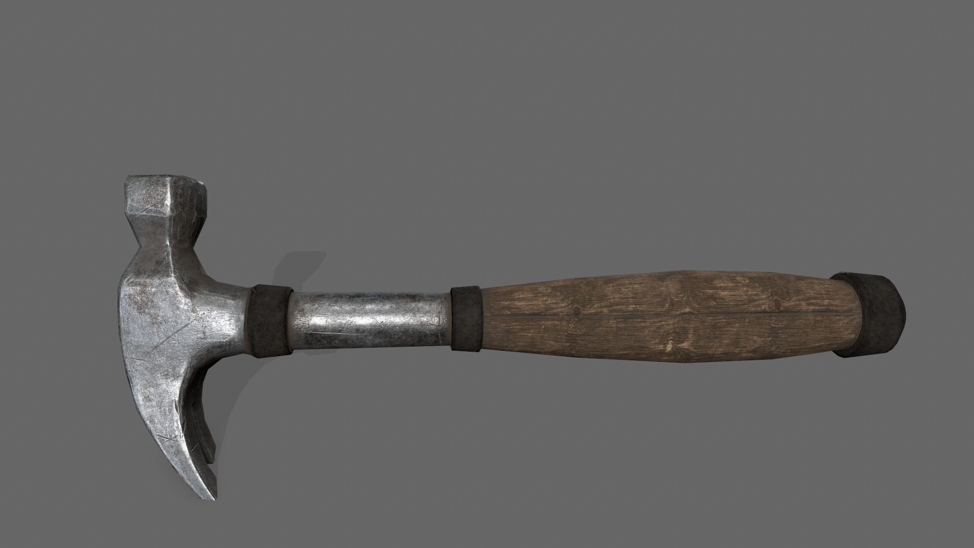 Hammer Low-poly 3D model_5
