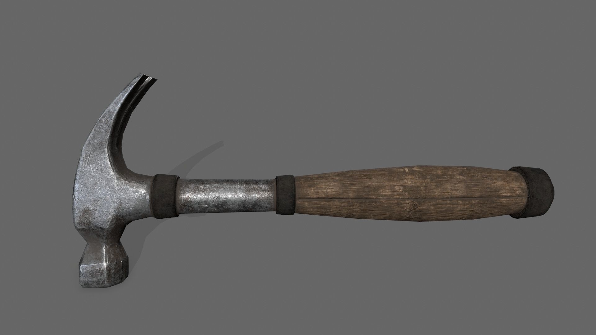 Hammer Low-poly 3D model_3