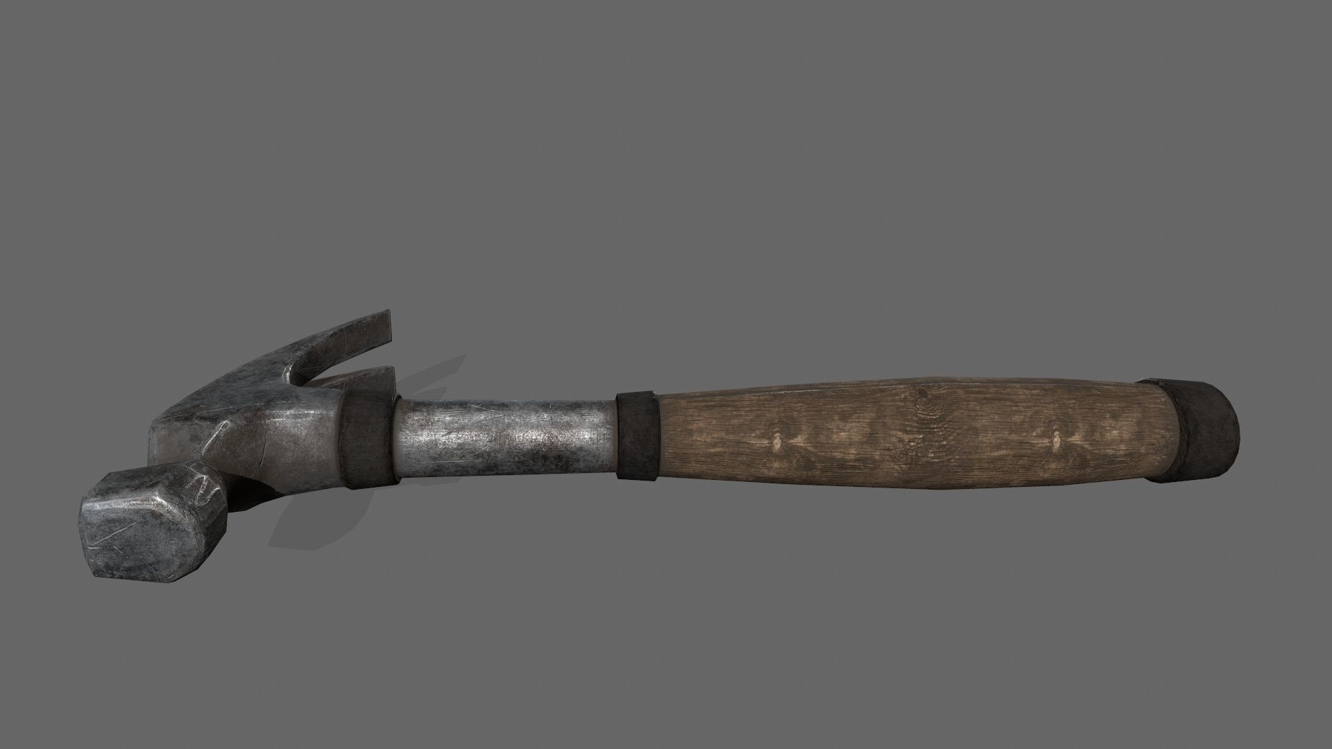 Hammer Low-poly 3D model_6