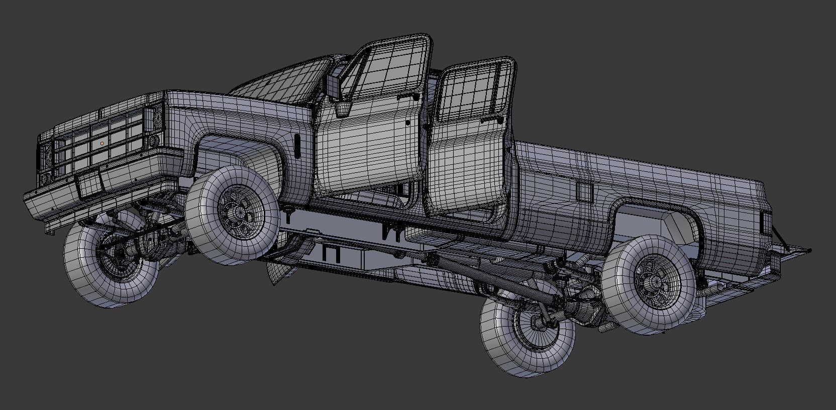 Pick-up 6 pickup truck 3D model_9