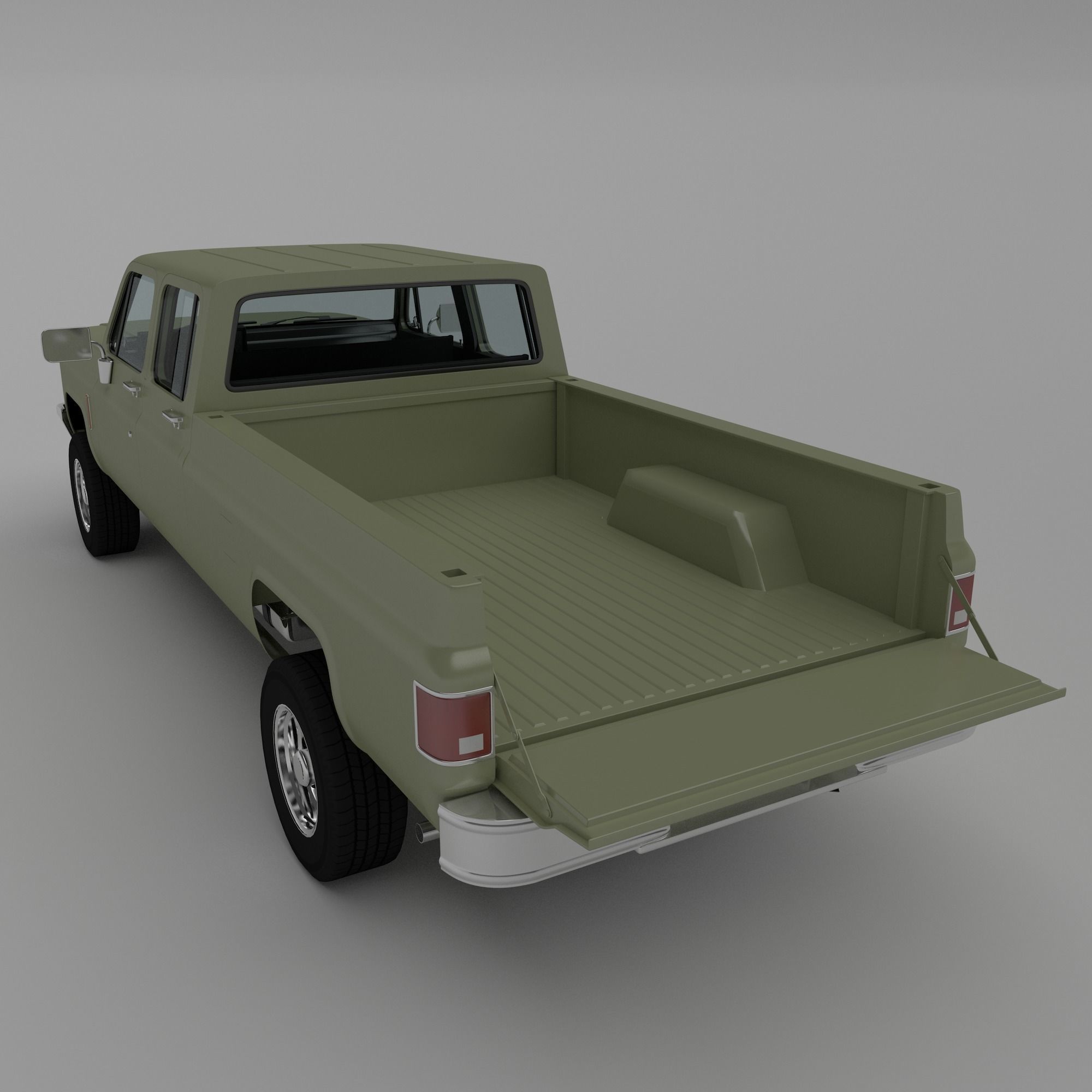 Pick-up 6 pickup truck 3D model_2
