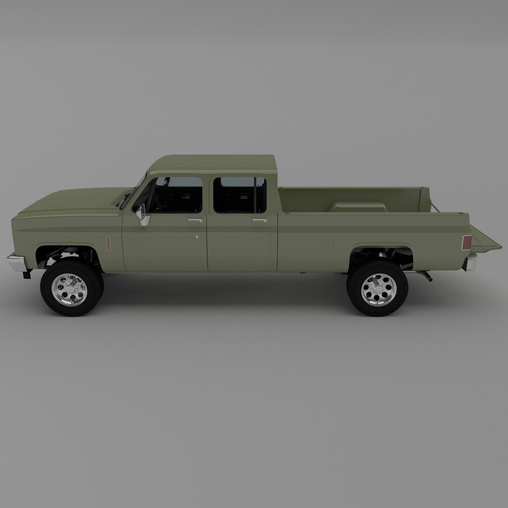 Pick-up 6 pickup truck 3D model_1