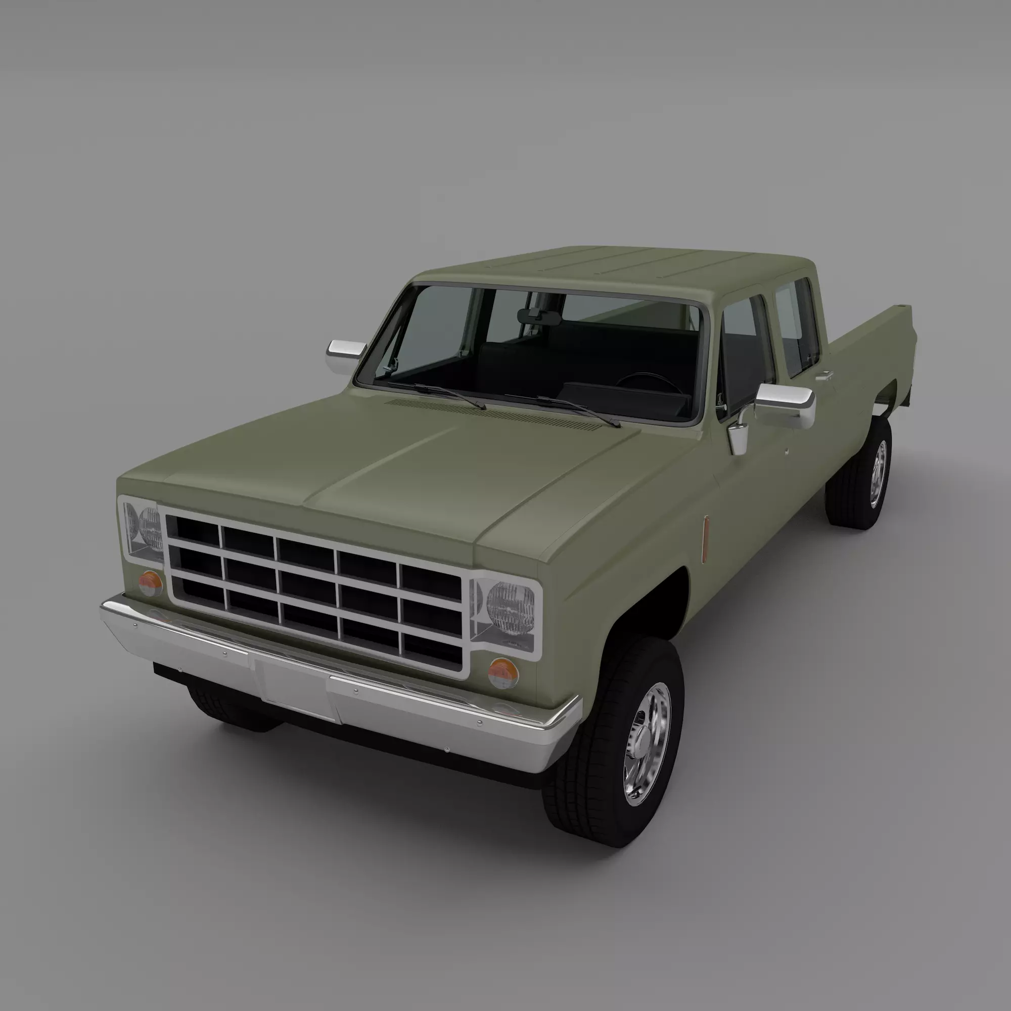 Pick-up 6 pickup truck 3D model_0
