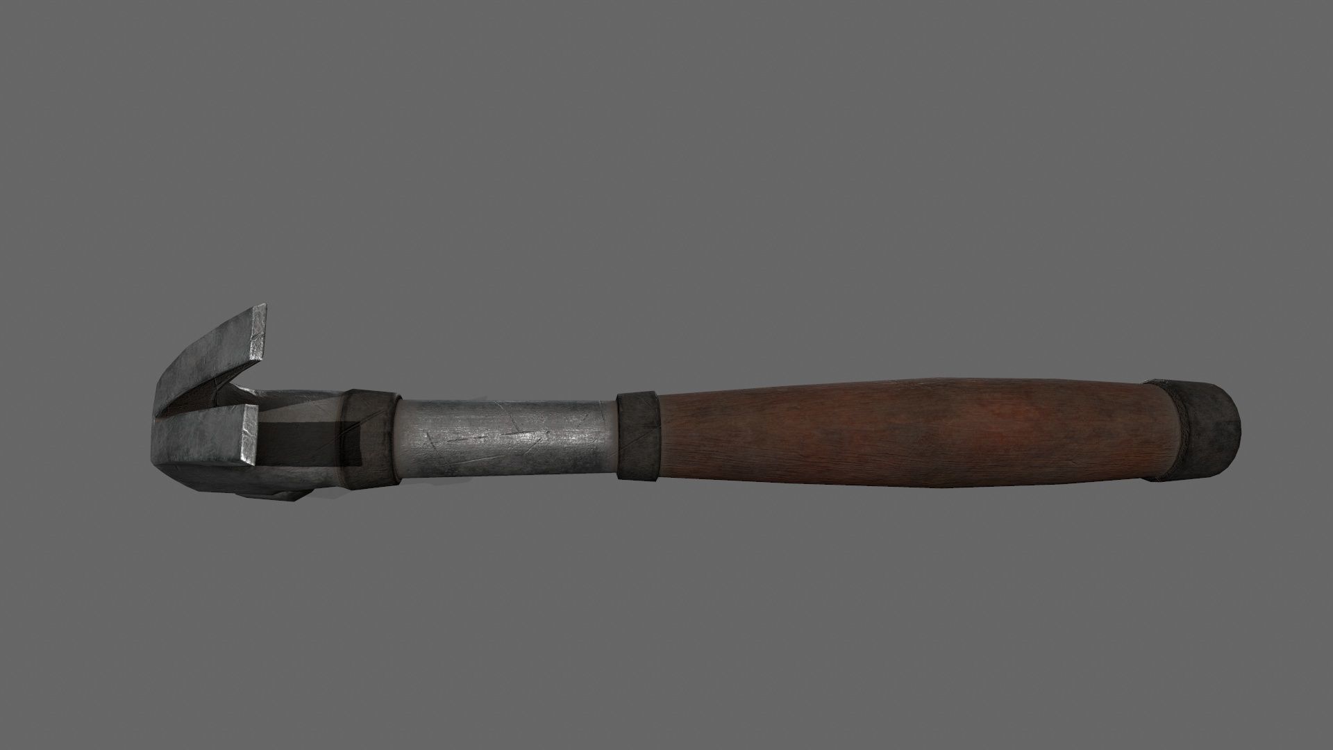 Hammer Low-poly 3D model_4