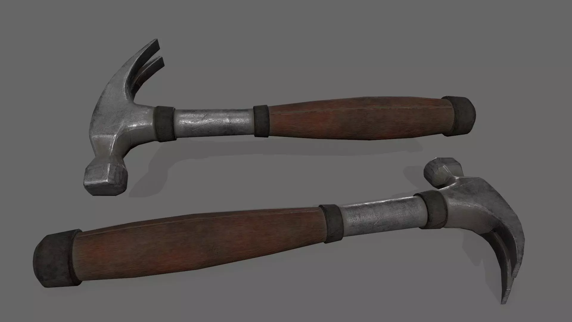Hammer Low-poly 3D model_0