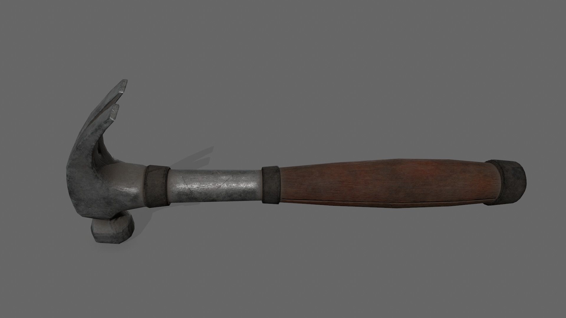 Hammer Low-poly 3D model_3