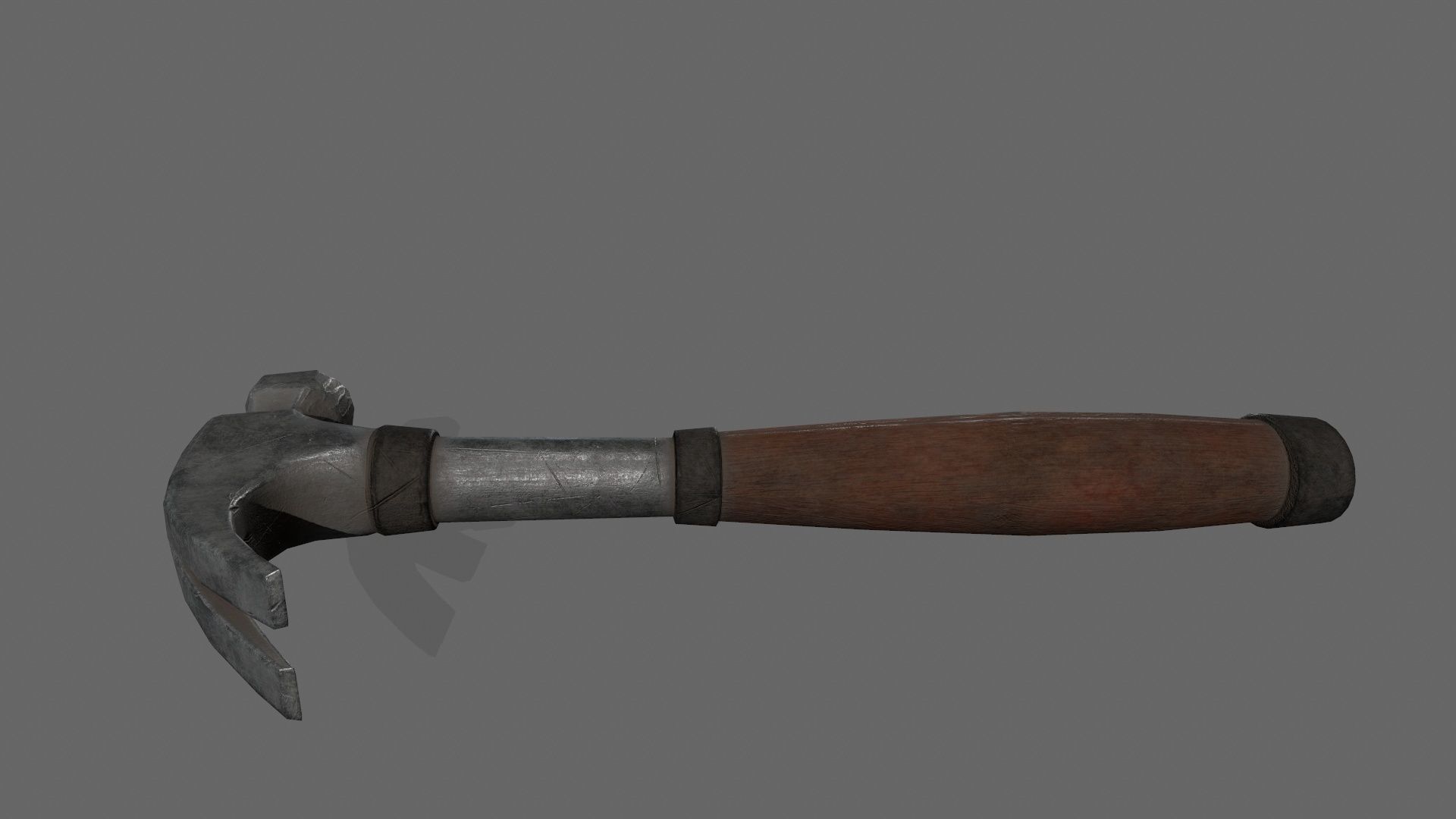 Hammer Low-poly 3D model_5