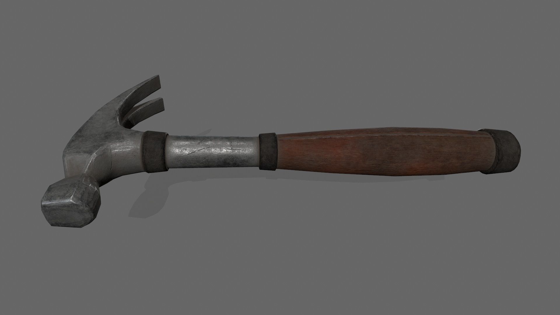 Hammer Low-poly 3D model_8