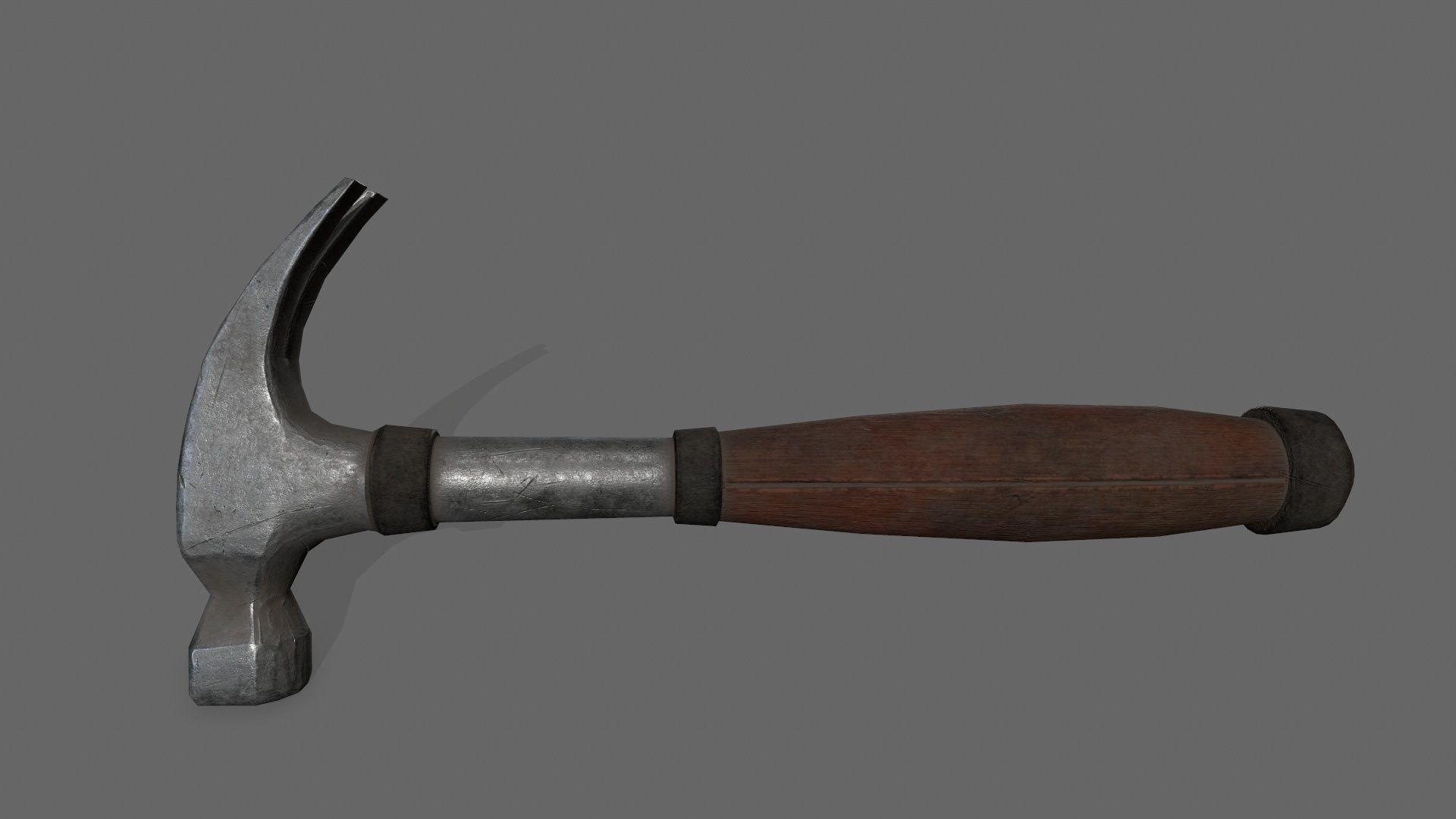 Hammer Low-poly 3D model_2