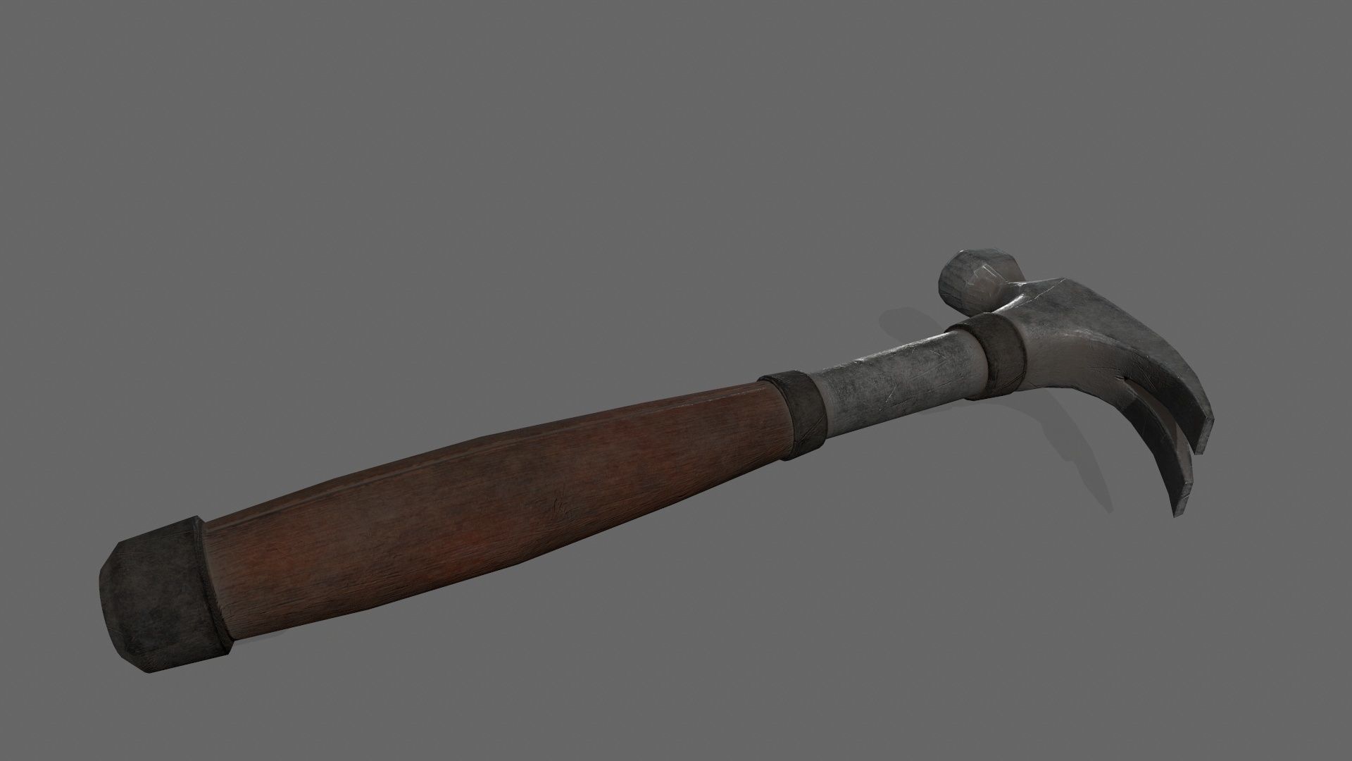 Hammer Low-poly 3D model_10