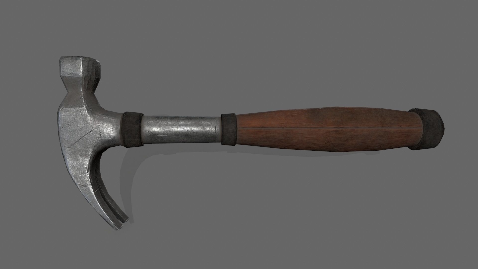 Hammer Low-poly 3D model_7