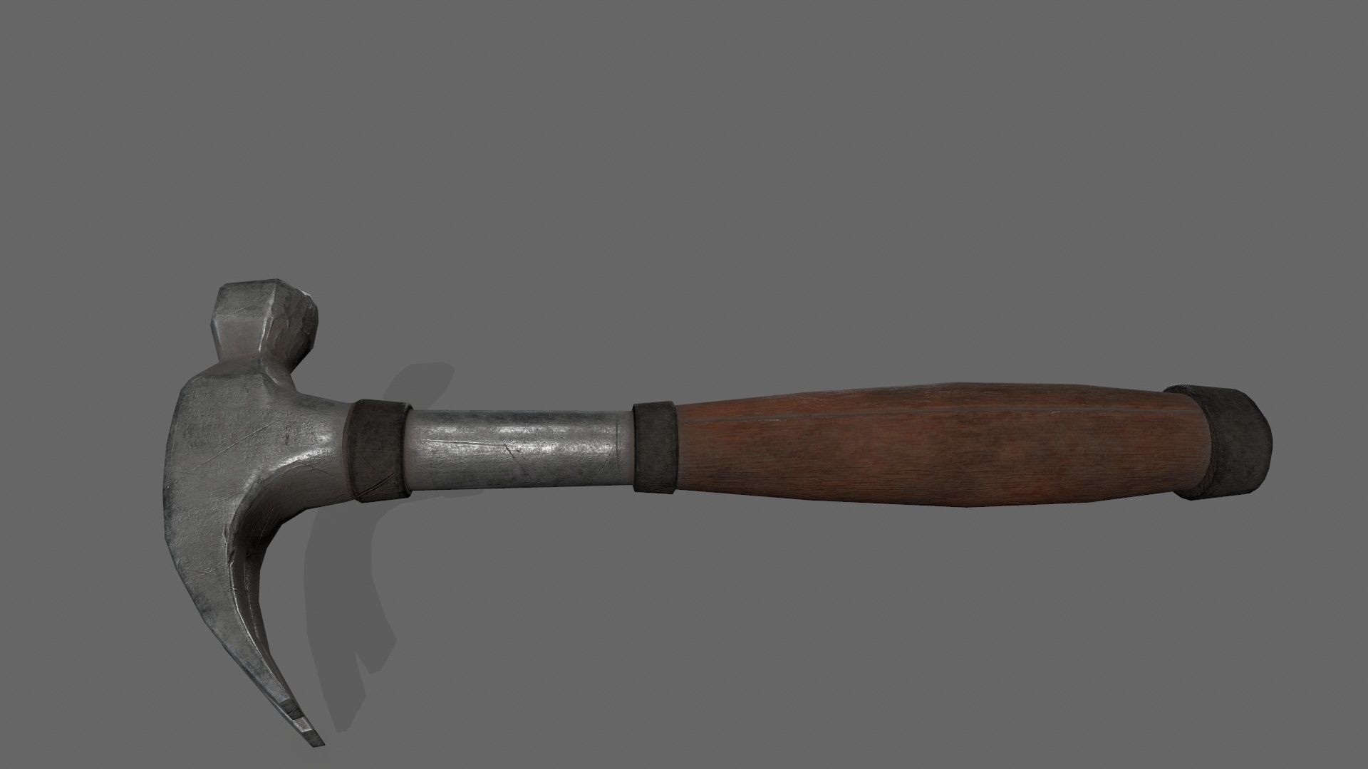 Hammer Low-poly 3D model_6