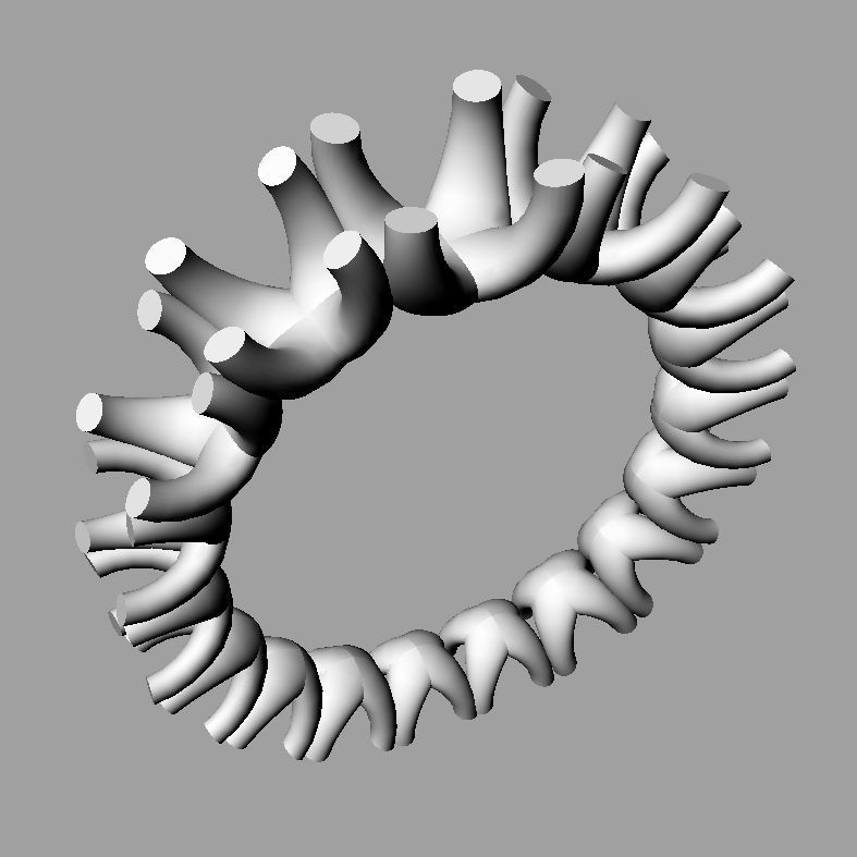 Stone Eternity diamonds  Ring Anello Veretta a scalare v4 3D print model_5