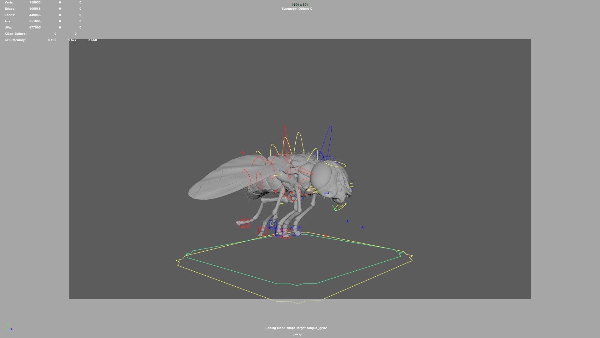 housefly fly 3D model_13
