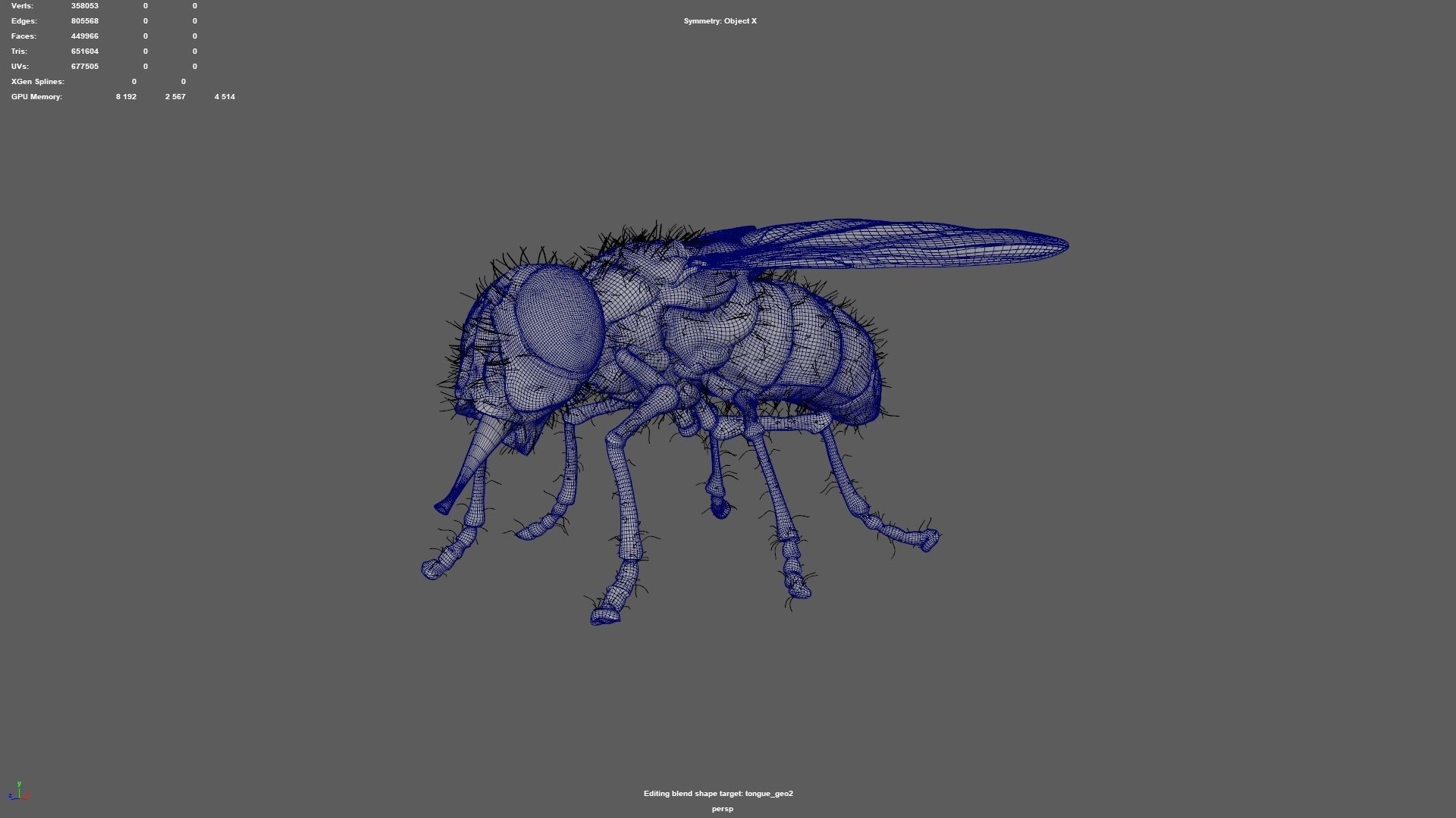 housefly fly 3D model_18